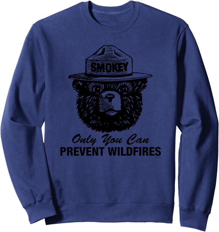 Smokey Bear Nur Sie können Waldbrände verhindern Sweatshirt