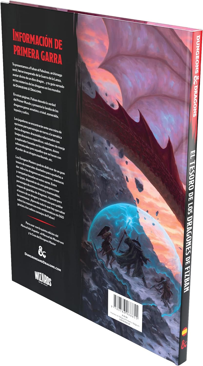 Wizards of the Coast Dungeons &amp; Dragons RPG EL Tesoro de Los Dragones de Fizban *Spanisch*