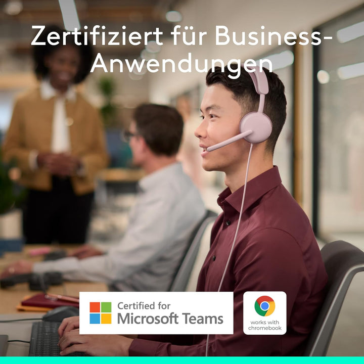 Logitech Zone Wireless 2 ES for Business – Kabelloses Headset mit Geräuschunterdrückung und Adaptive