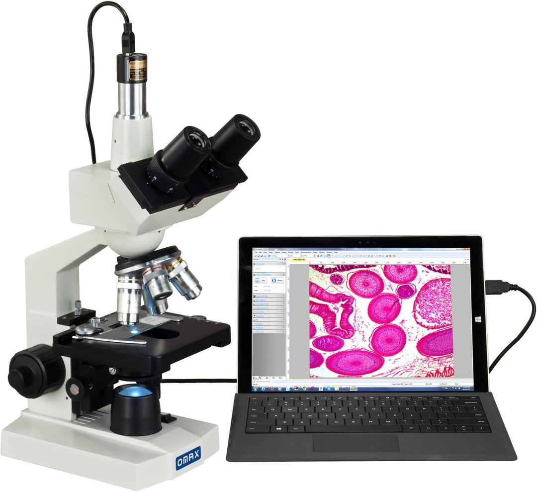 AmScope A3550S 5MP USB Digital Mikroskop Kamera Kompatibel mit Windows XP bis Windows 10