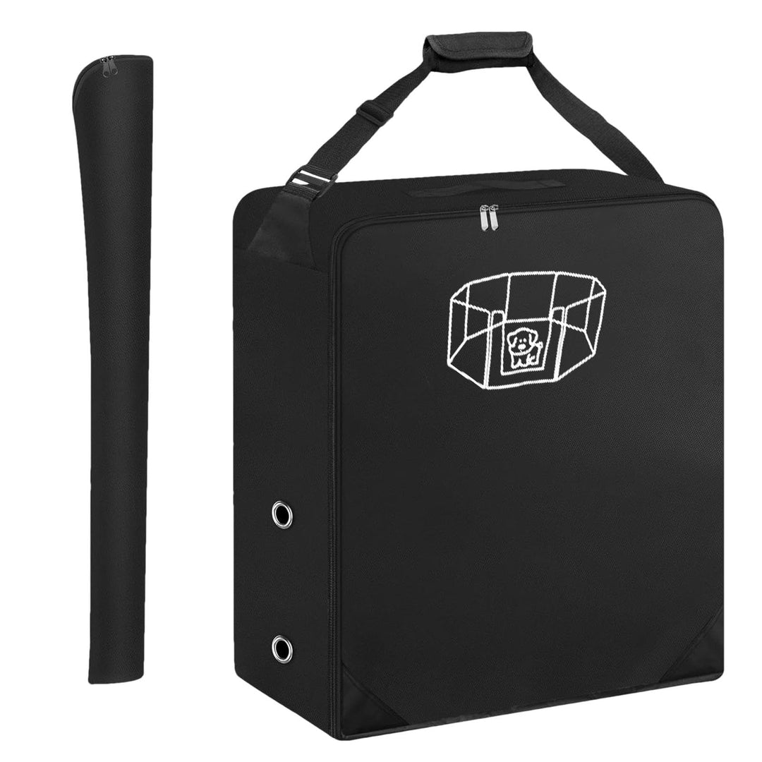Tragbare Hundezauntasche, Laufstall-Tragetasche, breiter Schultergurt, Reisetasche, Aufbewahrungstas