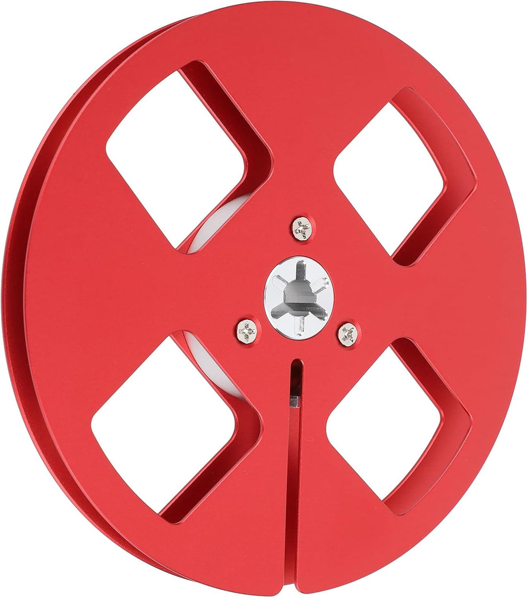 1/4 5 Zoll Leere Bandspule 4 Löcher Universal Open Reel Tonband Leere Spule Aluminiumlegierung für R