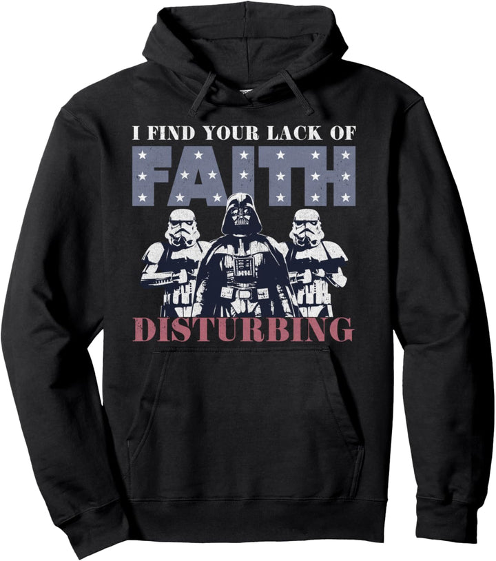 Star Wars Darth Vader Patriotic Lack Of Faith Pullover Hoodie