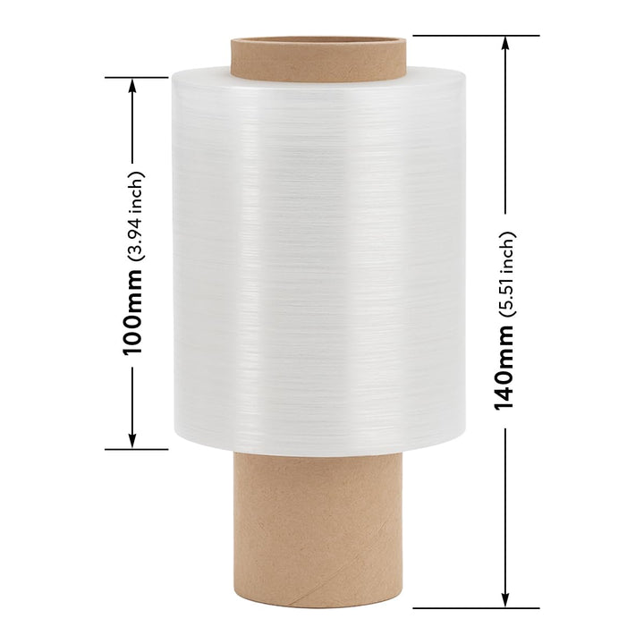 verpacking Mini-Stretchfolie 23 my stark 100 mm x 150 m reissfest, dehnbar & zuverlässig Handstretch