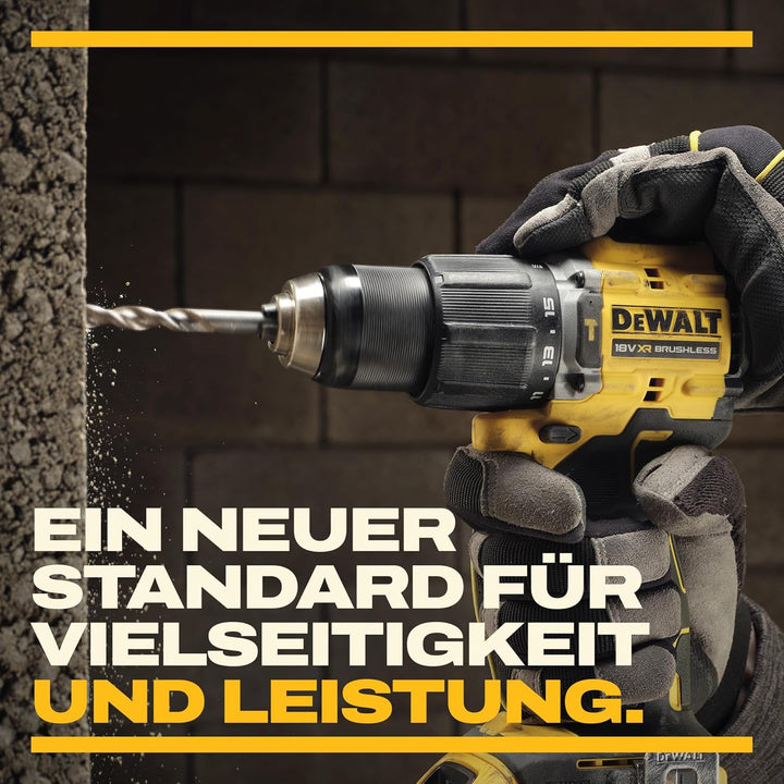 DEWALT 18-V-XR-Bürstenloser Kompaktbohrschrauber mit 2 5-Ah-Lithium-IonenBatterien und TSTAK-Kitbox,