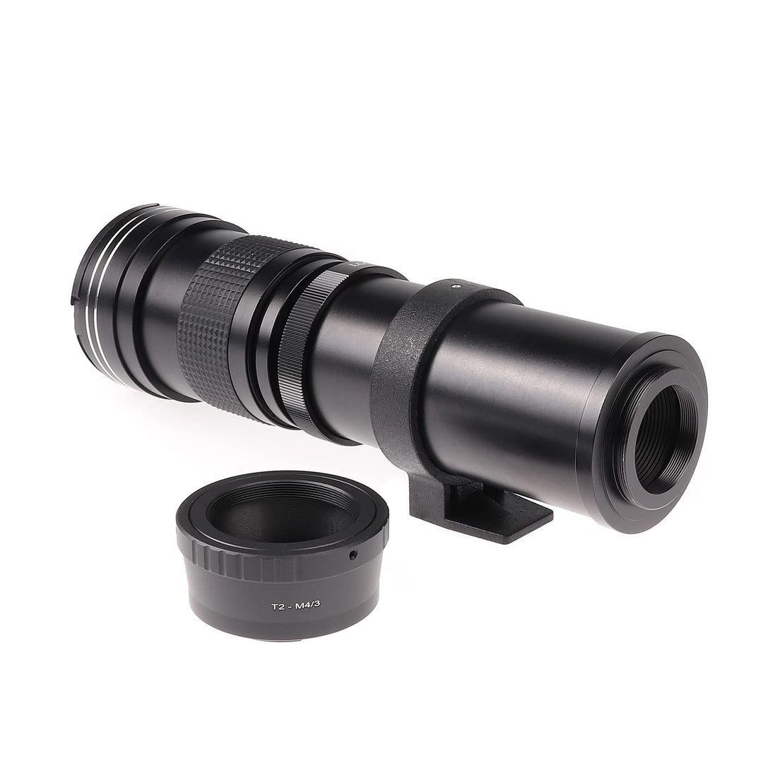 Hersmay 420-800 mm F/8.3-16 Teleobjektiv Zoomobjektiv Manueller Fokus Superteleobjektiv AF Mount für
