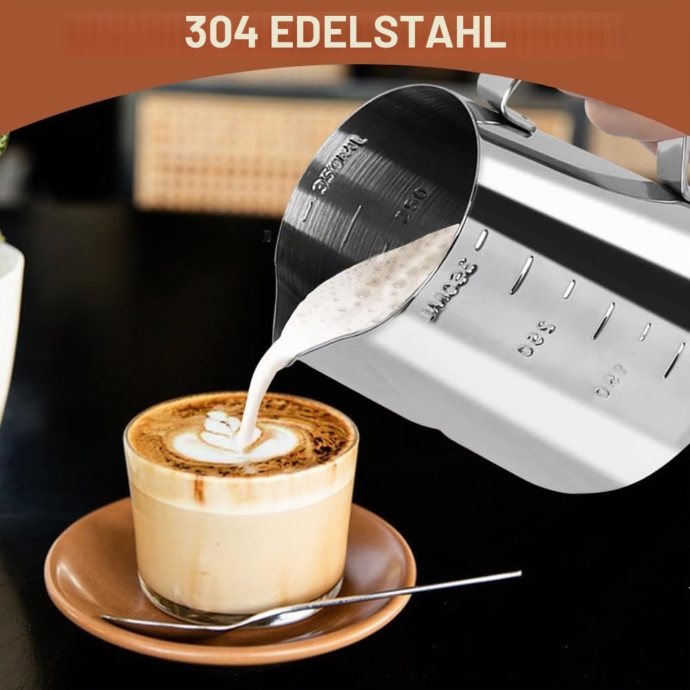51mm Kaffee Tamper Set, 22pcs Espresso Tamper Set, Barista Set mit Espresso Tamper, Kaffeerührer, Rü