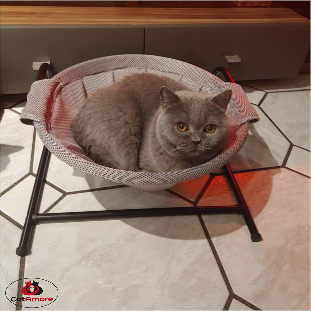 CatAmore Katzenbett Katzenwippe Liegeschale für Katzen Katzenkorb Tierbett Katze Hunde Hundebett was
