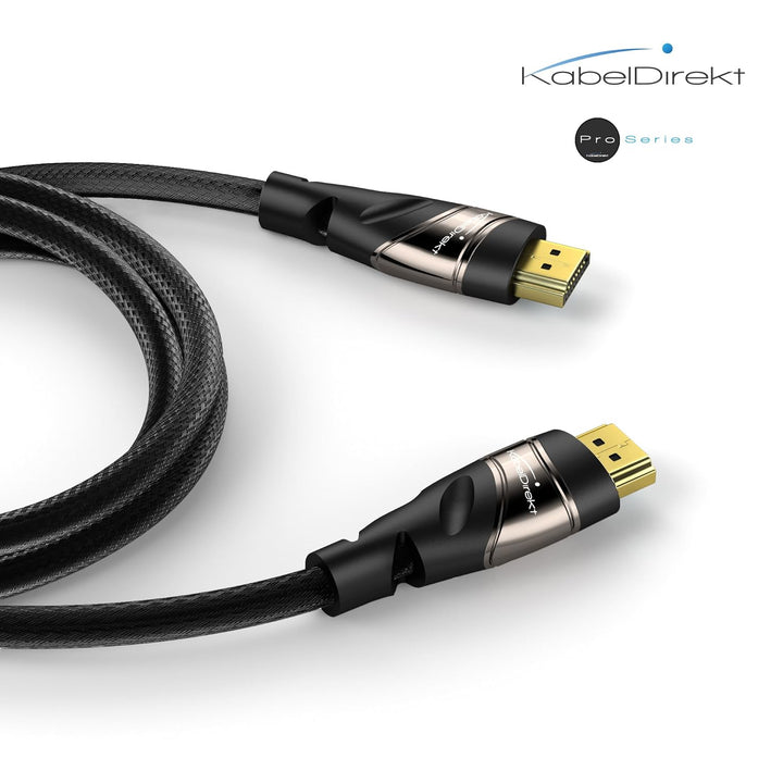 KabelDirekt – 4K HDMI Kabel – in Deutschland entwickelt – 10m (High Speed HDMI mit Ethernet, 4K Ultr