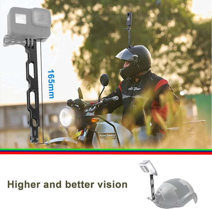 Motorrad-Zubehörset für Insta360 One X2, One X, One R, Gopro Hero Max, Fusion, DJI OSMO