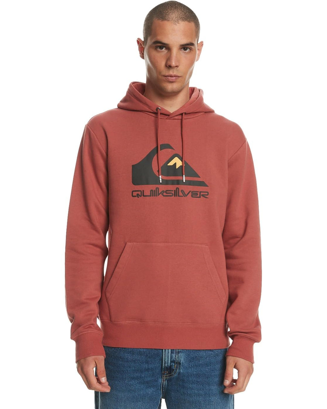 Quiksilver Herren Big Logo Sweatshirt (1er Pack) S Marsala, S Marsala