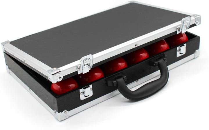BILMAG Billard Zubehör Billardkugel Koffer Ballkoffer für 22 Kugeln, Snooker, 52,4mm