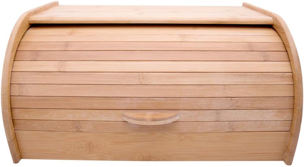 Zeller 25347 Rollbrotkasten, Bambus 40 x 26 x 20 cm, Natur