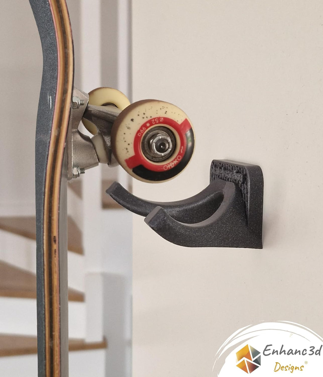 Skateboard Wandhalterung mit modernem Design, zum Aufhängen Ihres Skateboards, Surfskates oder Longb
