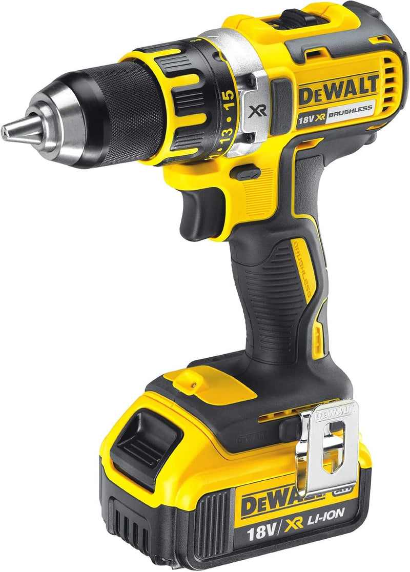 DeWalt Akku-Bohrschrauber BL, 18 V, 4 Ah, DCD790M2-QW