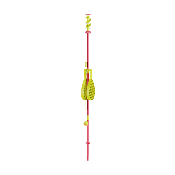 Swingball Classic Original | Rot und Gelb | Outdoor-Aktivitäten | Traditioneller Stock im Boden Set