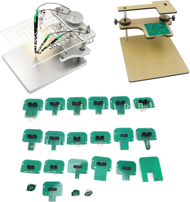 22 Stück BDM-Sonde-Adapter, LED-BDM-Rahmen-Sonde-Adapter Grün profession elles Chip-Tuning-Tool