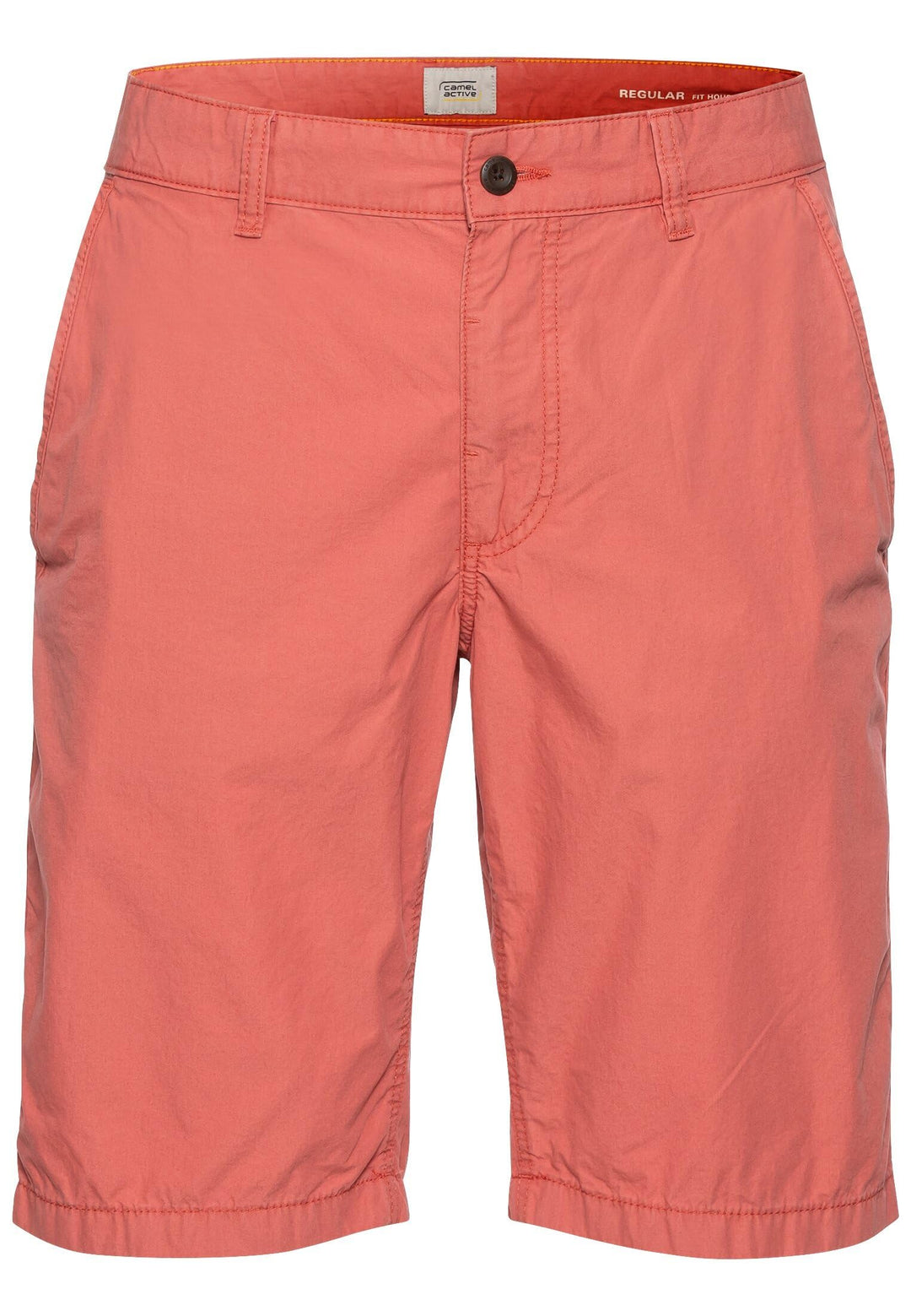 camel active Chino Shorts Aus Reiner Baumwolle - Hose 44W Hellrot, 44W Hellrot