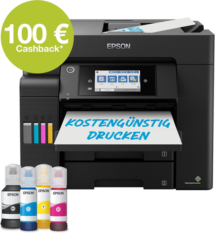 Epson EcoTank ET-5805 DIN-A4-Multifunktions-Wi-Fi-Tintentankdrucker mit Fax ET-5805 Standard, ET-580