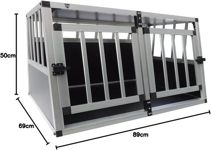 Villa Hunde Transportbox - Sicherer, bequemer Transport für deinen Hund - Stabile Konstruktion, in v