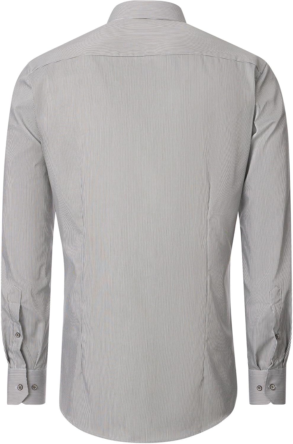 Venti Businesshemd gestreift Modern Fit Standard 38 Grün, Standard 38 Grün