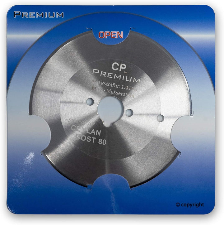 Canpolat GASTRONICS Kreismesser für Ceylan - 80 mm, glatt - Dönermesser aus Edelstahl in Premium Qua