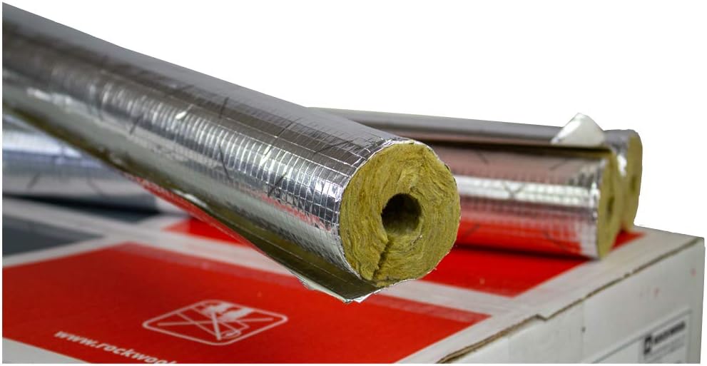 Steinwolle Rohrisolierung Rockwool 800 alukaschiert 22 x 20 mm voller Karton