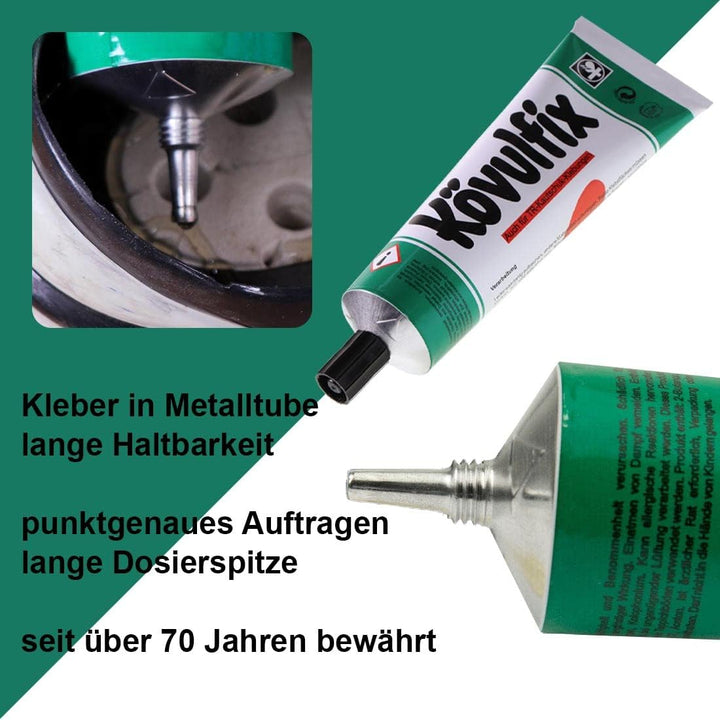 Langlauf Schuhbedarf Absatz Schuhreparatur Set - Transtop Absatzgummi rutschfest - schwarz (249mm x