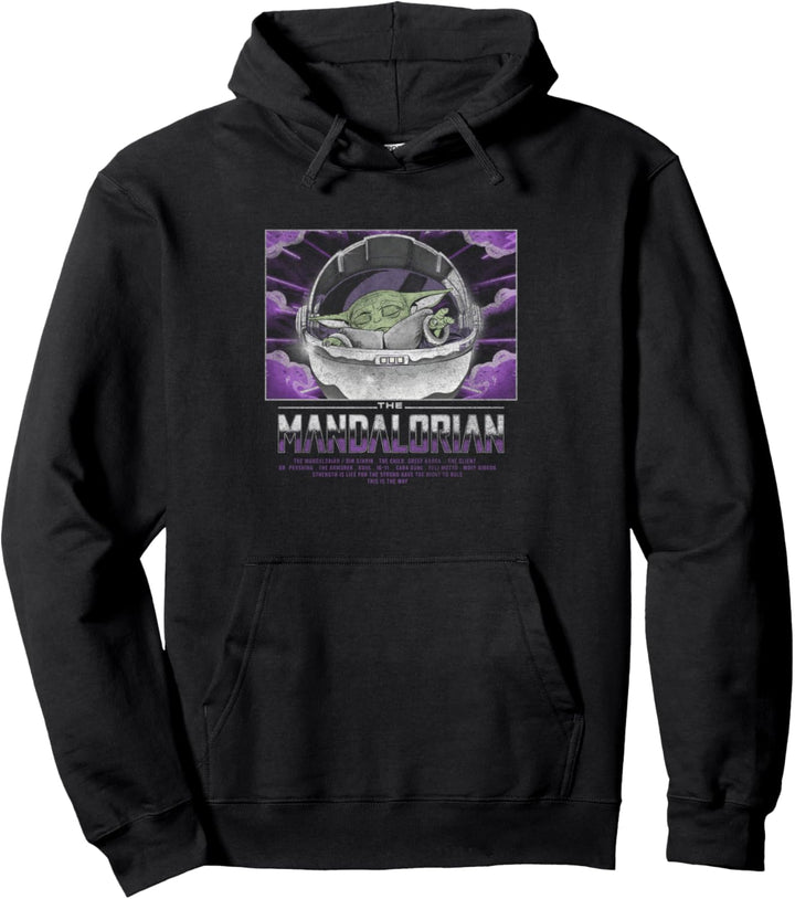 Star Wars The Mandalorian Child Light Pullover Hoodie