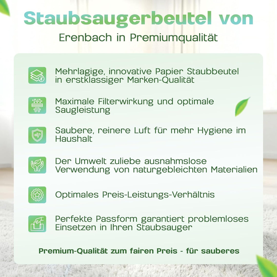 20 Staubsaugerbeutel passend für Kärcher Staubbeutel KFI 222, 6.904-322.0, Serie Kärcher WD2, MV2, A