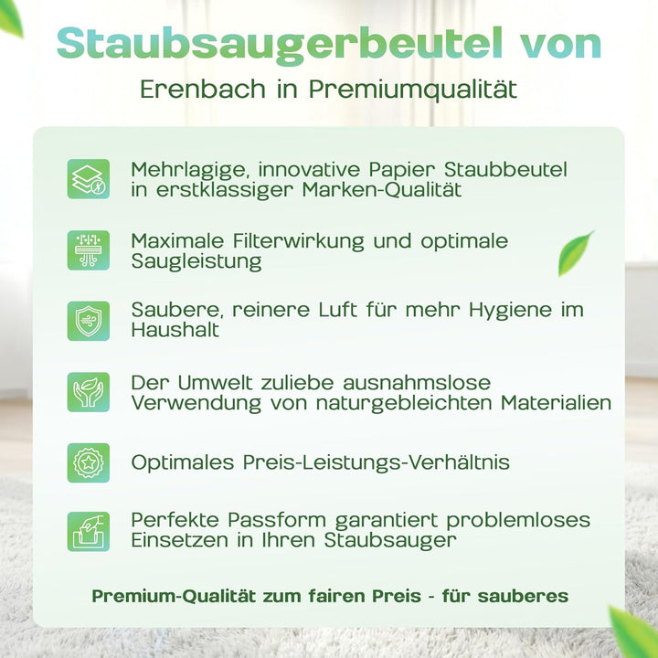 20 Staubsaugerbeutel passend für Kärcher Staubbeutel KFI 222, 6.904-322.0, Serie Kärcher WD2, MV2, A