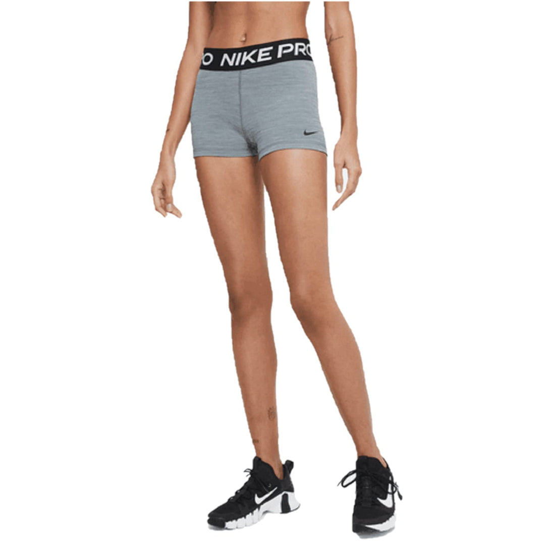 Nike Damen Shorts W Np 365 Short 3in L Smoke Grey/Htr/Black/Black, L Smoke Grey/Htr/Black/Black