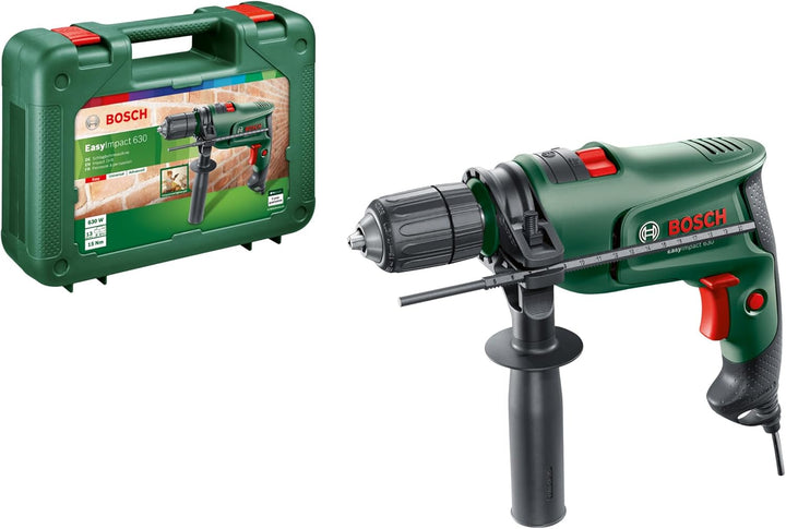 Bosch Schlagbohrmaschine EasyImpact 630 (630 Watt, im Koffer), EasyImpact 630