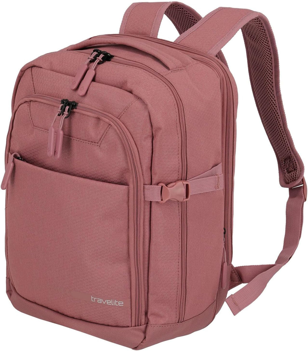 Travelite Handgepäck Rucksack, RyanAir Masse, KICK OFF, Laptop Rucksack 13 Zoll, Praktischer Rucksac