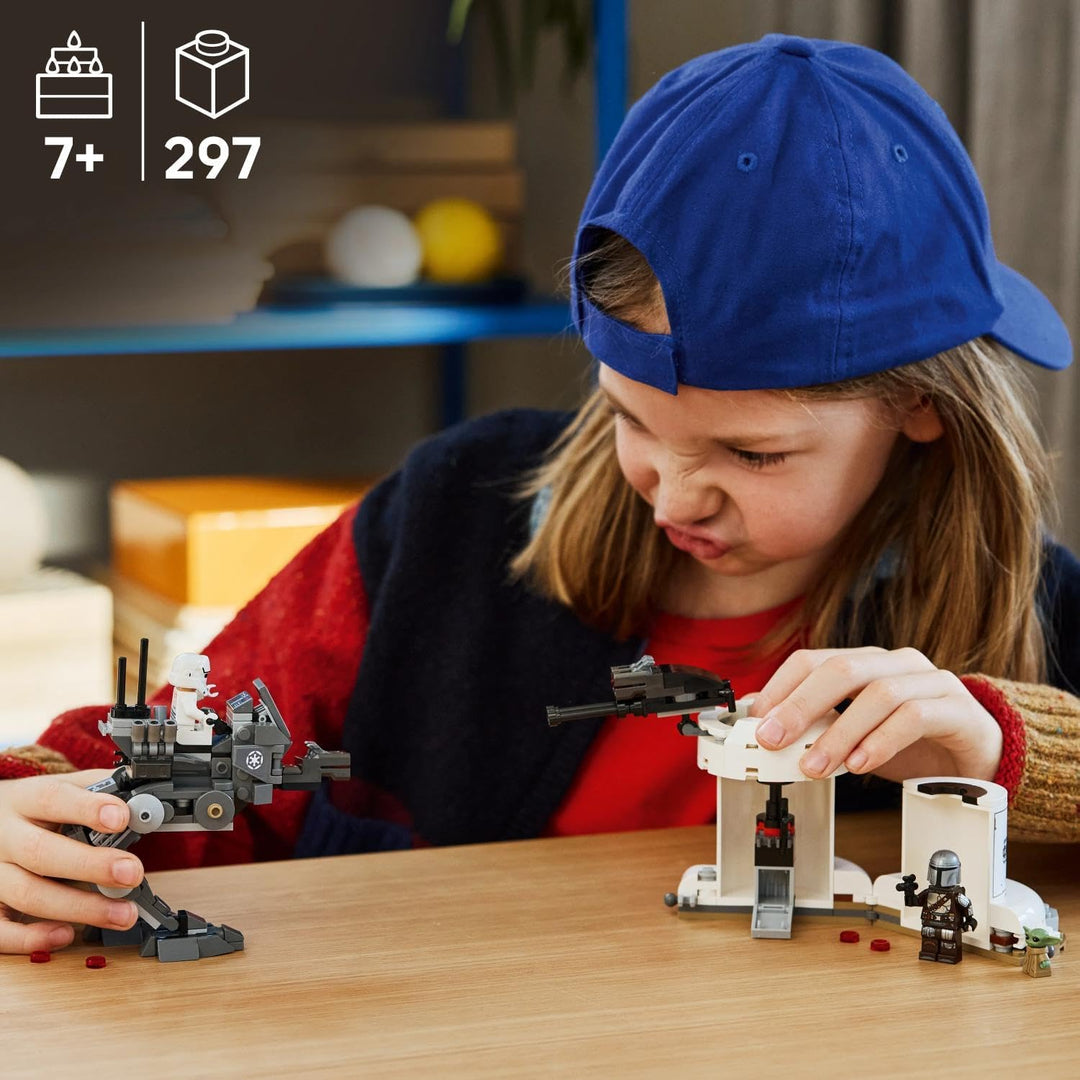 LEGO Star Wars 75444 Angriff des AT-RT - Modellbau mit imperialem Walker, Turm, Mandalorianer Minifi