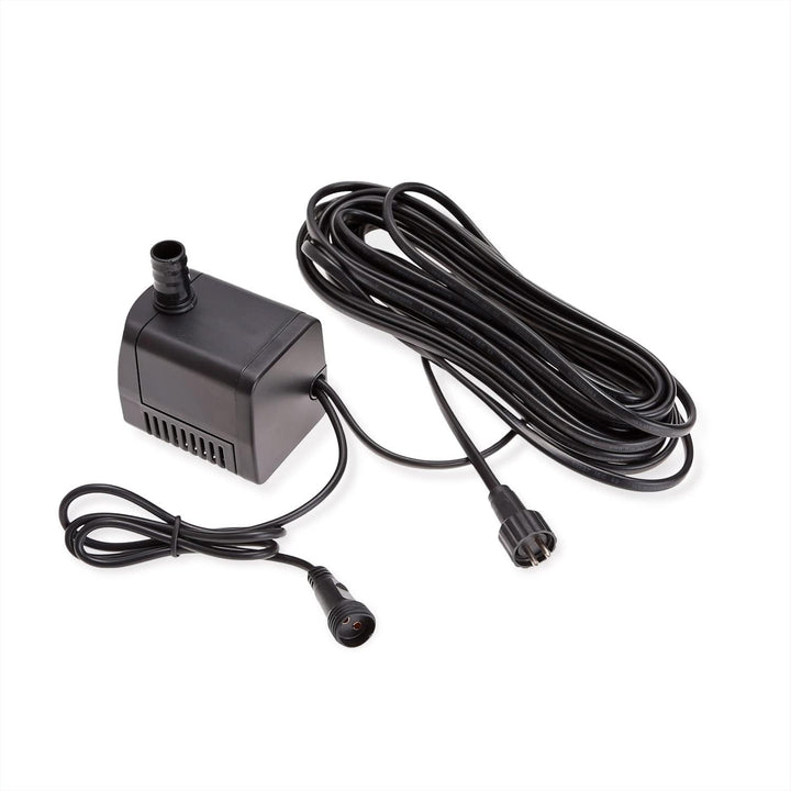 CLGarden Springbrunnen Pumpe SP1 Springbrunnenpumpe 12V mit 1x LED Ring Beleuchtung