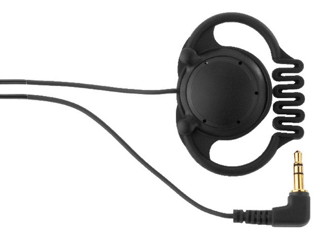 MONACOR ES-16 Mono-Ohrhörer schwarz Single, Single
