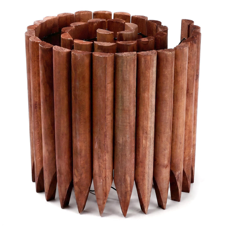 JonesHouseDeco Mit Naturfichtenholz Versehener Holzzaun, Geeignet Für Garten-Holzkanten Im Freien Ro