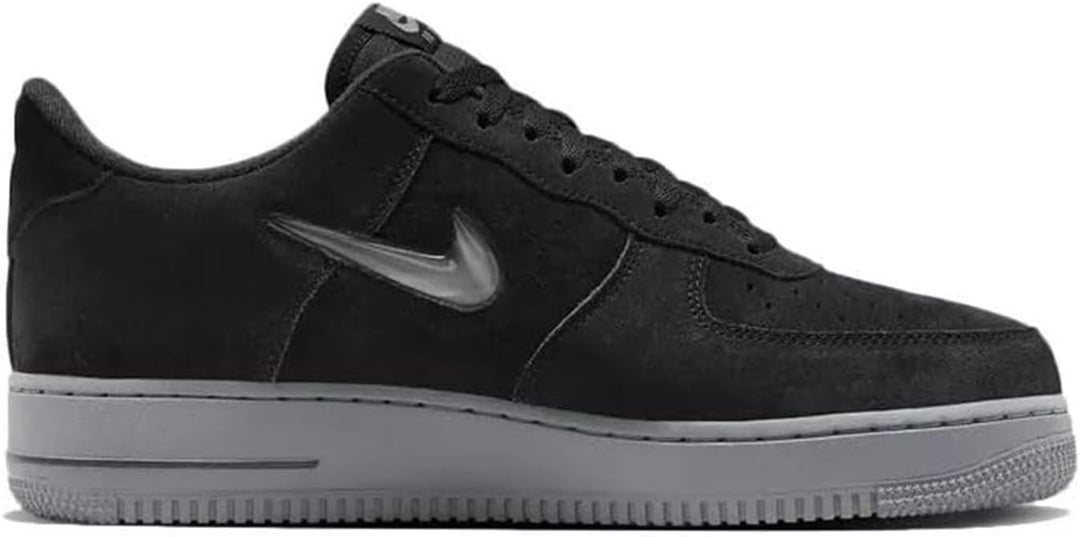 Nike Herren Air Force 1 Sneaker 45.5 EU Black Cool Grey, 45.5 EU Black Cool Grey
