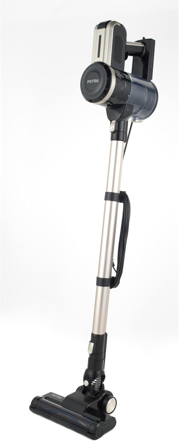 Petra PF01625VDE Turbo-Staubsauger mit 600ml Behälter, wandelt sich zu Handheld um, motorisierte LED