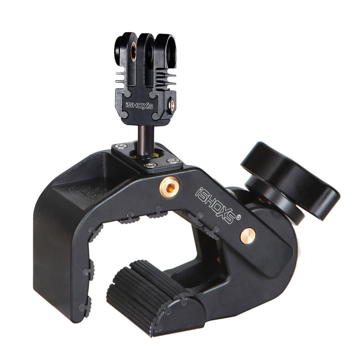 iSHOXS Shark | Rohrhalterung Sitzrohrklemme Lenkerhalter | passend für Gopro und kompatible Action c