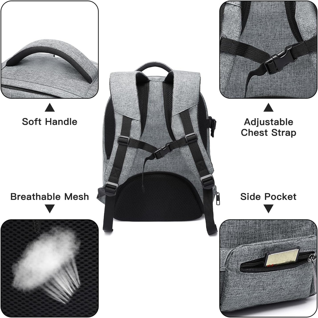 KONO Kamerarucksack Fotorucksack Kamera Rucksack wasserdicht stossfest Kameratasche für SLR Kamera O