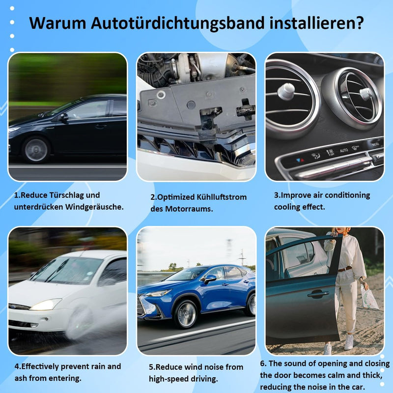 Auto Türdichtung Universelle Dichtungsprofil Türdichtungen Auto Gummidichtung Kofferraumdichtung Wet