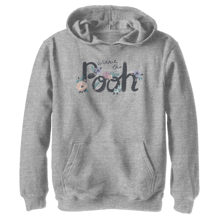 Disney Jungen Winnie der Puuh Name Art Hoodie, Athletisch Heather, S
