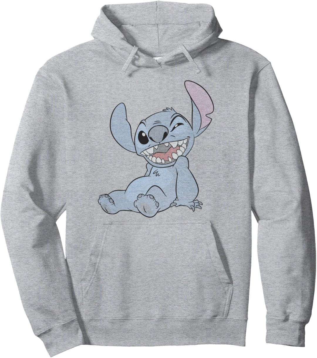 Disney Lilo & Stitch Sit Down Grid Fill Pullover Hoodie