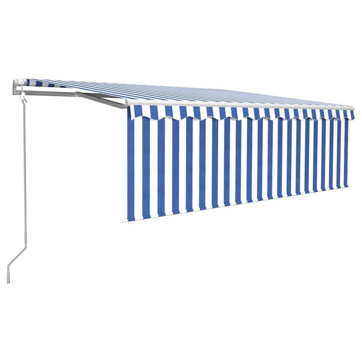 vidaXL Gelenkarmmarkise Automatisch mit Jalousie Markise Sonnenmarkise Balkonmarkise Sonnenschutz Si