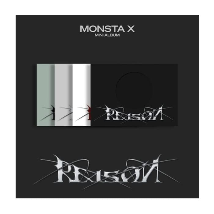 MONSTA X Reason 12th Mini Album CD+Photobook+Lyric book+Photocard+Unit photocard+POB+Tracking (VER.2