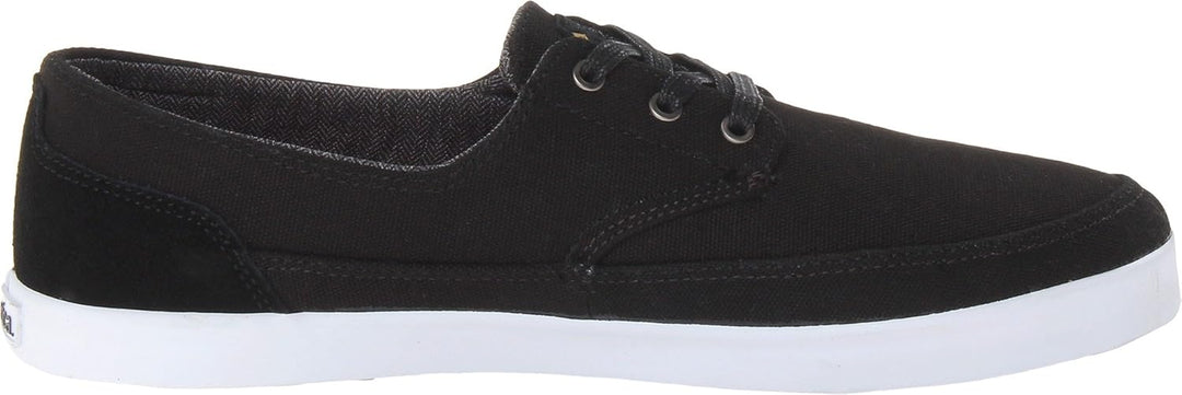 Emerica Herren The Troubadour Low Skateboardschuhe 45.5 EU Black White, 45.5 EU Black White