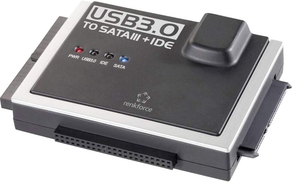 Renkforce Festplatten Adapter [1x USB 3.2 Gen 1 Stecker A (USB 3.0) - 1x IDE-Buchse 40pol., IDE-Buch