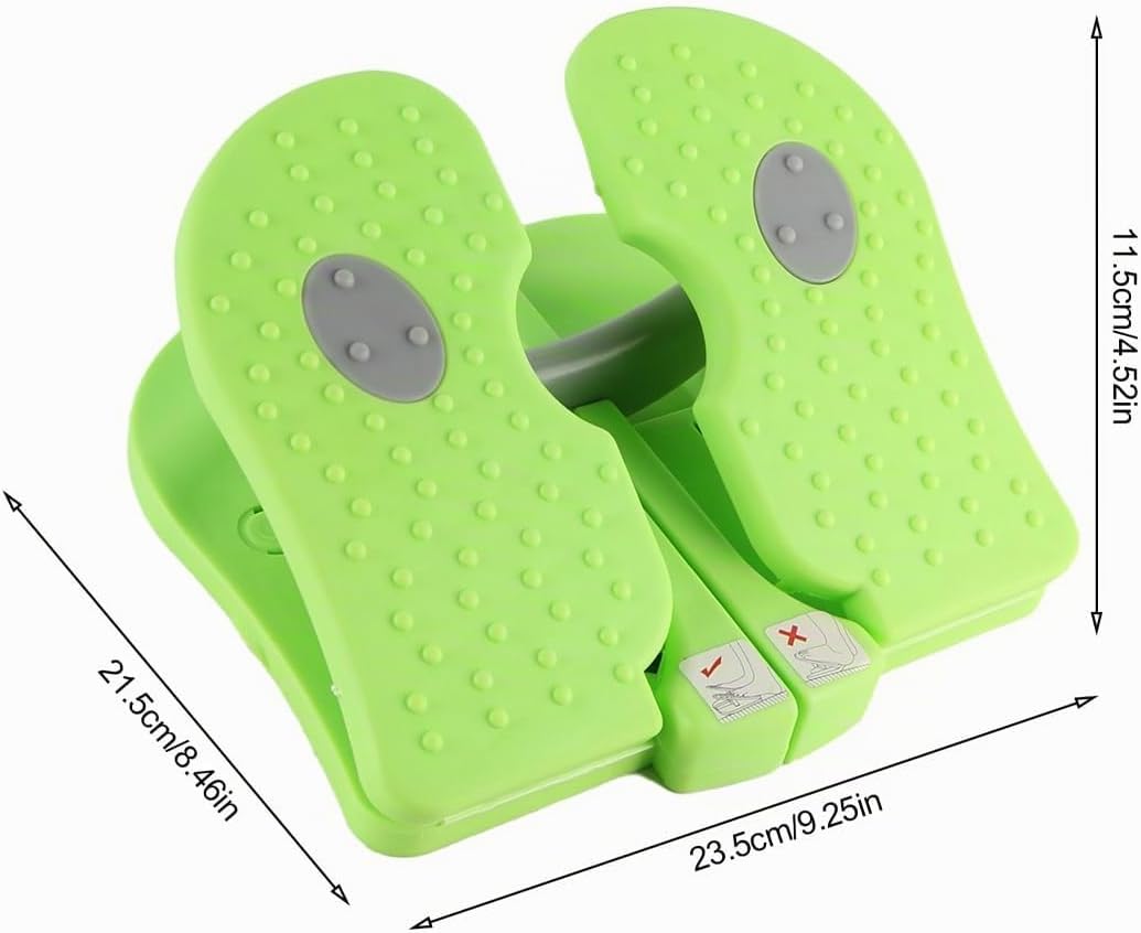 Laroal Fusspedal, Mini-Stepper, Fitnessgerät, unter dem Schreibtisch, Home-Office, tragbares Trainin